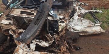 Grave acidente deixa um homem morto e dois feridos na PR-466
