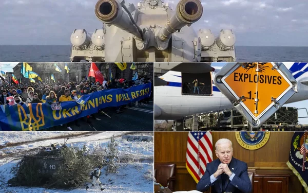 Rússia ataca Ucrânia pela terra, pelo ar e pelo mar