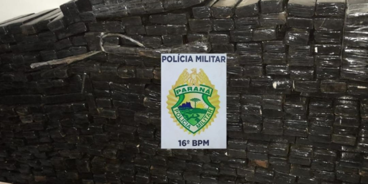 Grande apreensão de maconha em Manoel Ribas