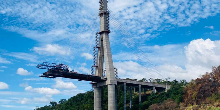 Obras da Ponte da Integração Brasil – Paraguai alcançam 76% de execução