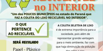 Prefeitura vai realizar coleta de lixo reciclável no interior de Prudentópolis
