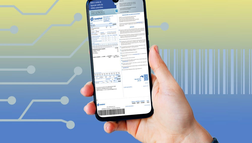 Sanepar implanta fatura digital para facilitar acesso do cliente à conta