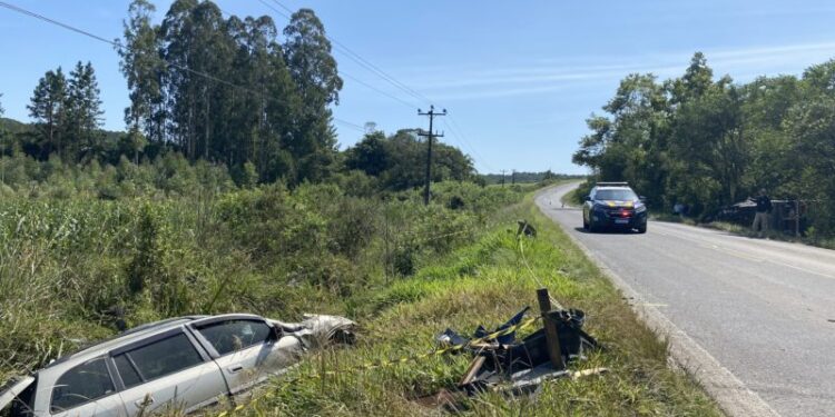 Homem esfaqueia e atropela mulher, depois morre em acidente, em Irati