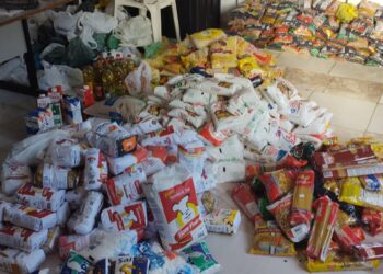 Jogo amistoso dos amigos do Batel arrecadou mais de 700 Kg de alimentos