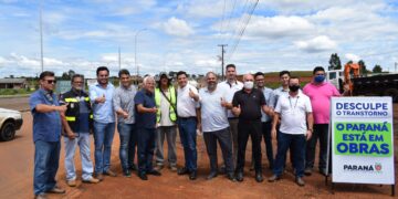 Vistoria nas obras de duplicação da BR-277