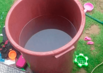 Tragédia em Candói. Criança de 11 meses morre afogada em balde com água.