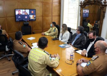 Comandante-Geral recebe agentes da Controladoria-Geral do Estado para tratar sobre o Programa de Integridade e Compliance