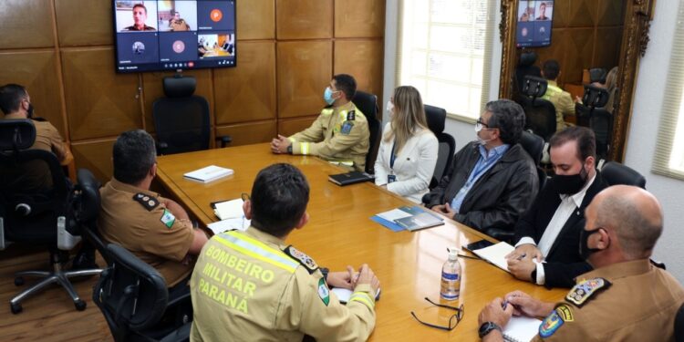 Comandante-Geral recebe agentes da Controladoria-Geral do Estado para tratar sobre o Programa de Integridade e Compliance