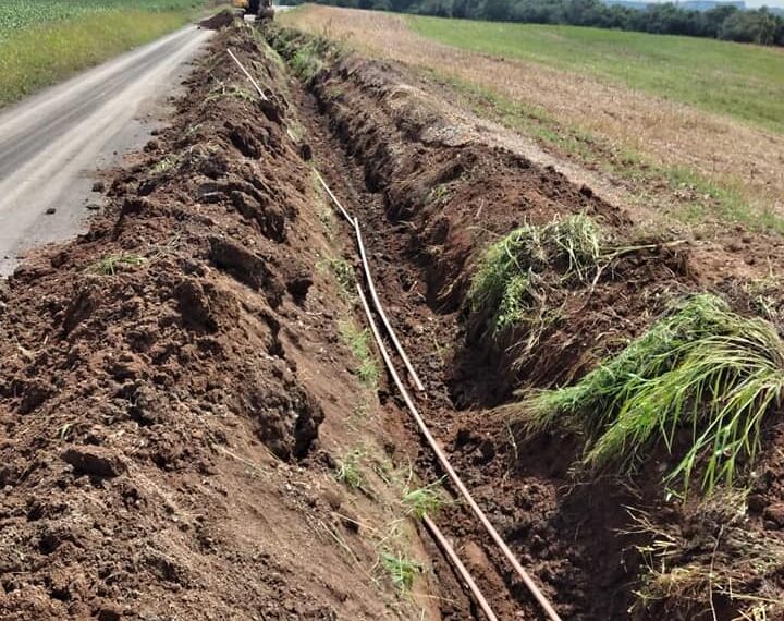 Prefeitura de Imbituva realiza a ampliação da rede de água na comunidade de Apiaba