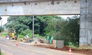 Prefeito visita obras em andamento