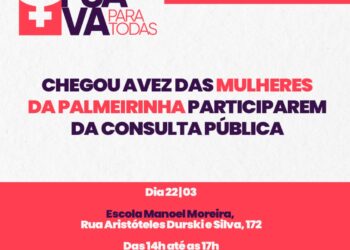 Secretaria da Mulher fará consulta pública com moradoras da Palmeirinha no dia 22