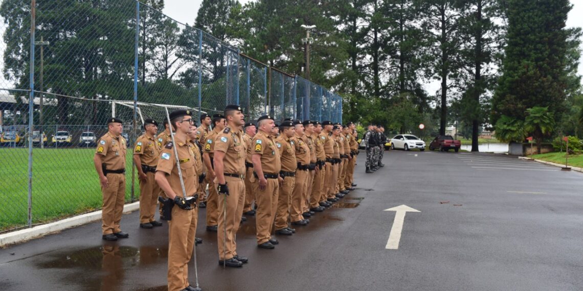Formatura e reconhecimento de policiais militares do 16º BPM