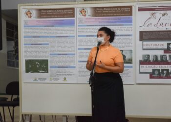 Secretaria da Mulher participa do lançamento da I Mostra de Arte da Unicentro