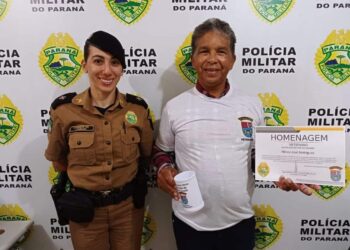 Policial Militar veterano recebe homenagem do 16ºBPM