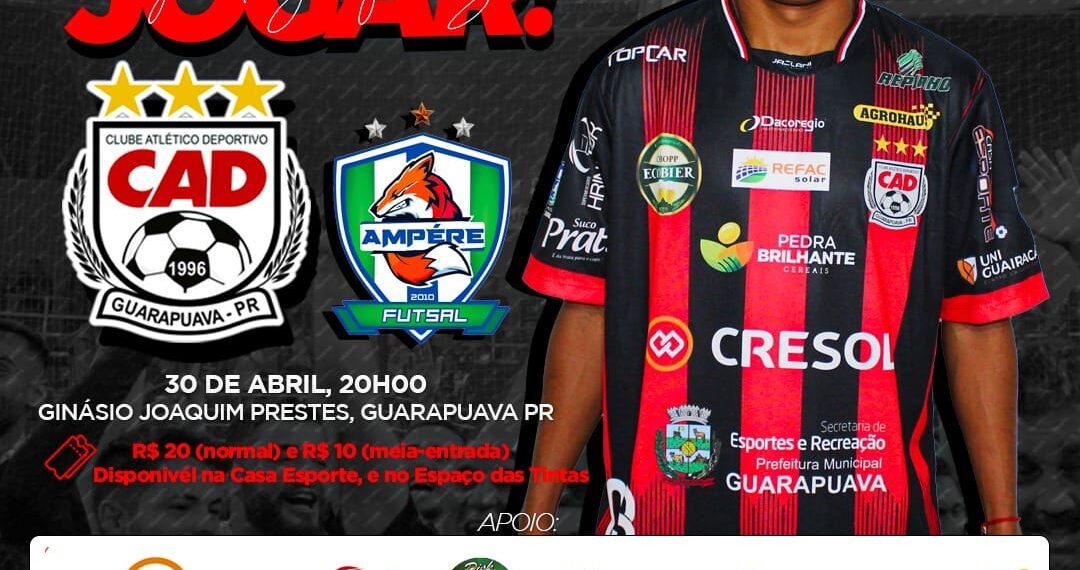 Sábado é dia de CAD Futsal