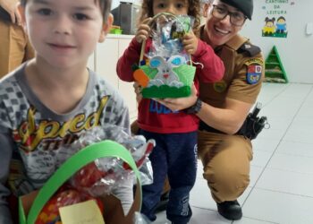 16º BPM “apreende” grande quantidade de chocolate e distribui incontáveis sorrisos