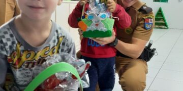 16º BPM “apreende” grande quantidade de chocolate e distribui incontáveis sorrisos