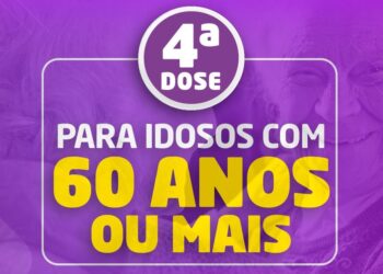 4ª dose da vacina contra Covid-19 é oferecida para idosos com mais de 60 anos