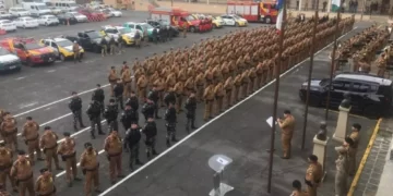 Homenagens pelo Paraná ao CB. Ricieri