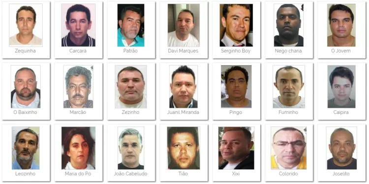 Justiça divulga a lista dos criminosos mais procurados em todo o País