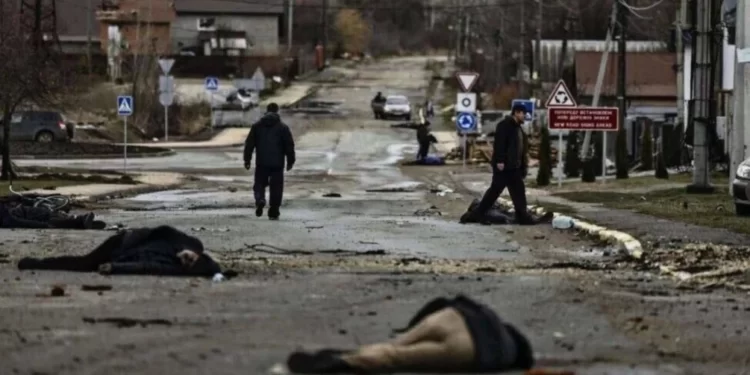 O massacre da Rússia em Bucha, na Ucrânia