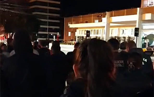 População faz corrente de oração para policial ferido em ataque a Guarapuava