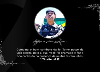 Nota de pesar COMUNIDADE EVANGÉLICA AMOR REAL, Cabo Ricieri Chagas