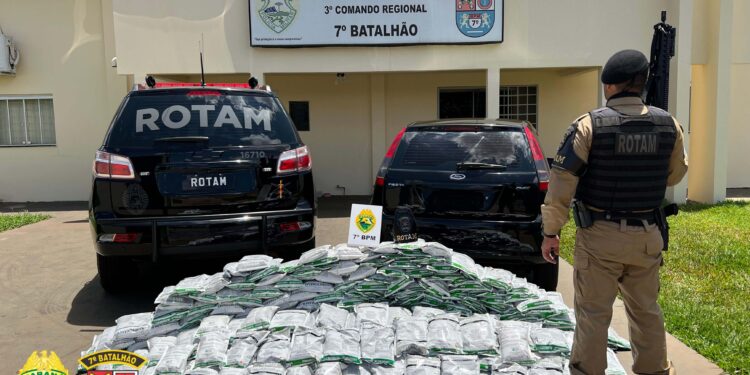 Polícia Militar Apreende 300 Kg de Agrotóxicos Contrabandeados em Cruzeiro do Oeste
