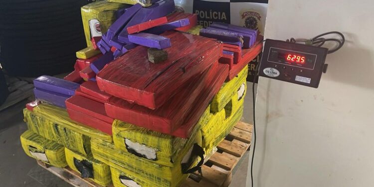 Operação Conjunta entre PF e BPFron Apreende Mais de 600 Kg de Maconha em Guaíra e Recupera Veículo Roubado