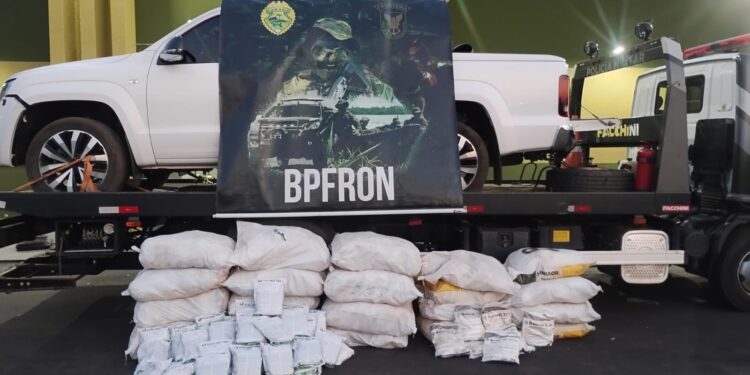 BPFron Apreende 505 kg de Agrotóxicos Contrabandeados em Perobal