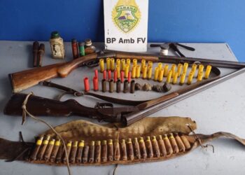 “Polícia Ambiental Intercepta Caçadores e Apreende Arsenal em Reserva do Iguaçu”