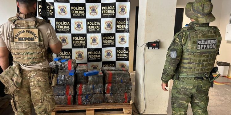Forças de Segurança Interceptam Comboio com 300 Kg de Maconha em Operação em Guaíra/PR