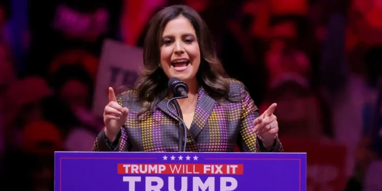 “Donald Trump Nomeia Elise Stefanik como Embaixadora nas Nações Unidas para Nova Administração”
