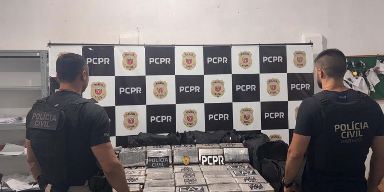Polícia Civil e PMPR apreendem 681 quilos de cocaína em grande operação no Paraná