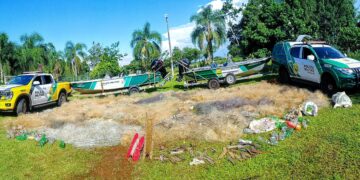 “Redes, Boias e Espinheis: Polícia Ambiental Fisga Predadores e Preserva a Vida nos Rios do Paraná”