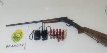 “Corrida na Mata: Patrulhamento Rural da PM Ambiental Termina com Apreensão de Arma em Telêmaco Borba”