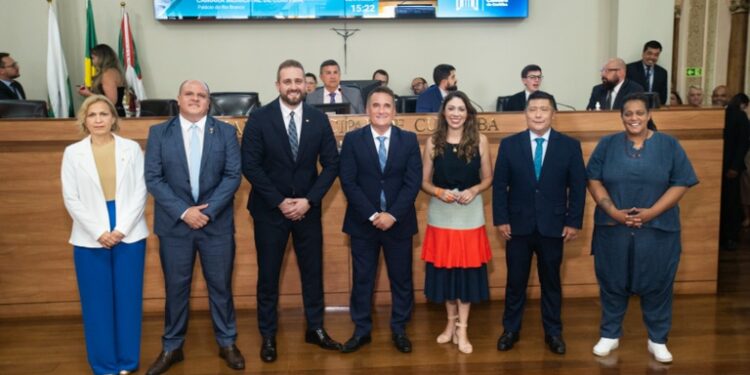 Mesa Diretora da Câmara de Curitiba: nova composição destaca representatividade e compromisso ético