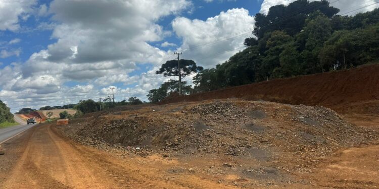 Duplicação da PRC-466: detonação de rochas interdita rodovia em Guarapuava nesta segunda-feira