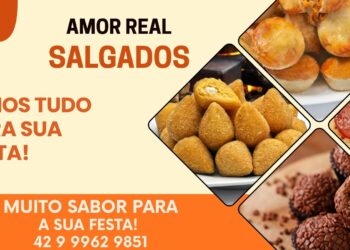 SALGADOS AMOR REAL TEM TUDO PARA SUA FESTA
