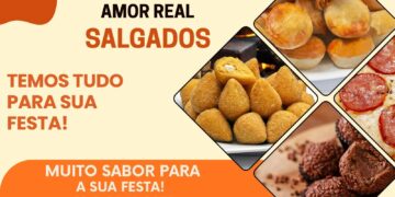 SALGADOS AMOR REAL TEM TUDO PARA SUA FESTA