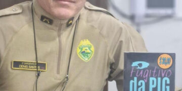 Justiça e Ficção: Sargento Denis Santos Lança “O Fugitivo da PIG” em Guarapuava