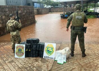 Apreensão Milionária no Lago de Itaipu: Entorpecentes e Agrotóxicos Abandonados em Guaíra