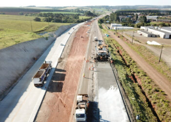 PRC-466 entra na reta final: duplicação em concreto entre Palmeirinha e Guarapuava atinge 93%