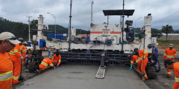 PRC-466 entra na “fase dura”: começa a concretagem da duplicação entre Pitanga e Turvo