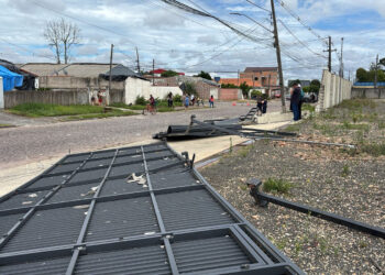 Após rastro de destruição, Simepar vai a campo para “medir” tornado em São José dos Pinhais